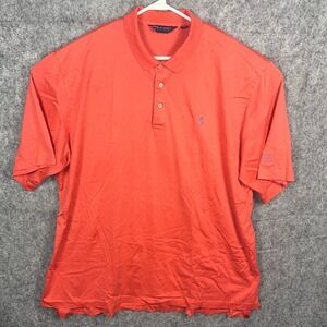 Polo Golf Ralph Lauren Mens 2XL Coral Orange Pima Cotton Polo Shirt Spring Creek